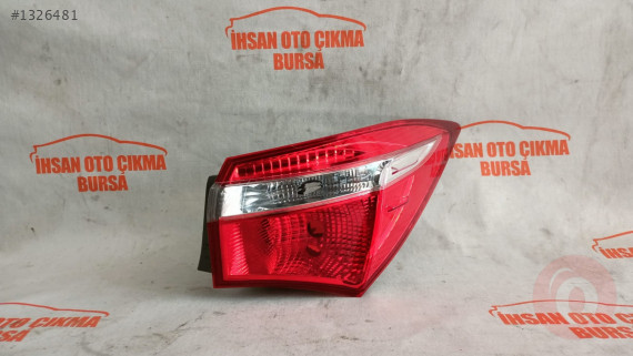 Toyota corolla sağ stop orijinal sökme 2013 - 2015