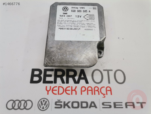 VOLKSWAGEN GOLF POLO BORA 1997-2003 AİRBAG BEYNİ 6Q0909605A