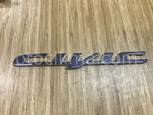 Honda Civic bagaj yazısı 2016-2020 ÜCRETSİZ KARGO