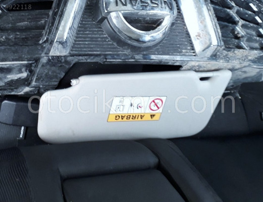 2011 NİSSAN QASHQAİ ORİJİNAL GÜNEŞLİK.
