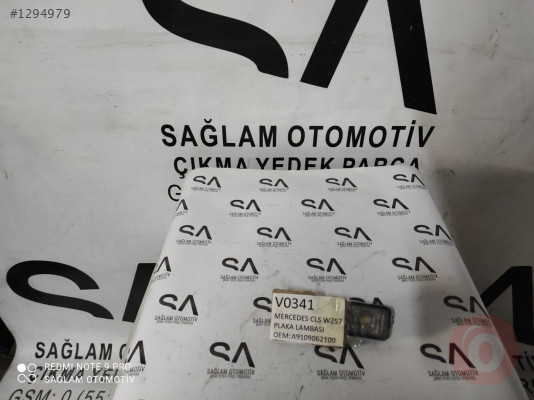 OEM; A9109062100 MERCEDES CLS W257 ÇIKMA PLAKA LAMBASI