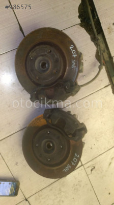 peugeot 207 komple sağ sol taşıyıcı kaliper porya disk