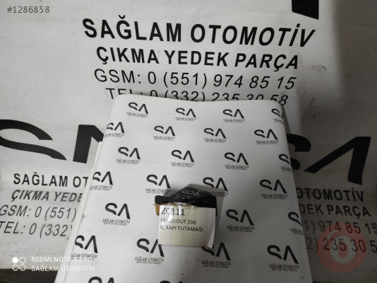 PEUGEOT 206 ÇIKMA  İÇ KAPI TUTAMAĞI