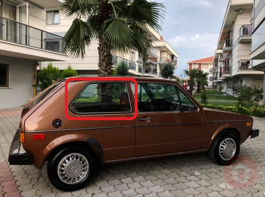 volkswagen GOLF MK1 Coupe Yan Baklava Cam çıkma
