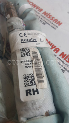 NISSAN QASHQAI J11 TAVAN AIRBAG