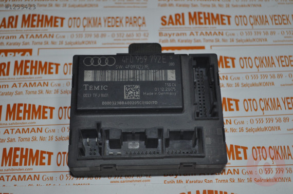 ÇIKMA AUDİ A6 ELEKTRONİK MODÜL