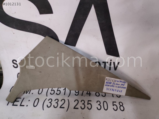 OEM; 3c5867242 VOLKSWAGEN PASSAT B6 KASA SAĞ ARKA DİREK İÇ K
