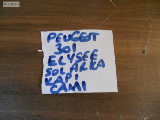 PEUGEOT 301 SOL ARKA KAPI CAMI ORJİNAL ÇIKMA