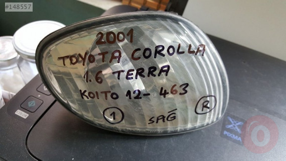 2000-2002 COROLLA SAĞ SOL SİNYAL TOYOTA ORJİNAL ÇIKMA PARÇA