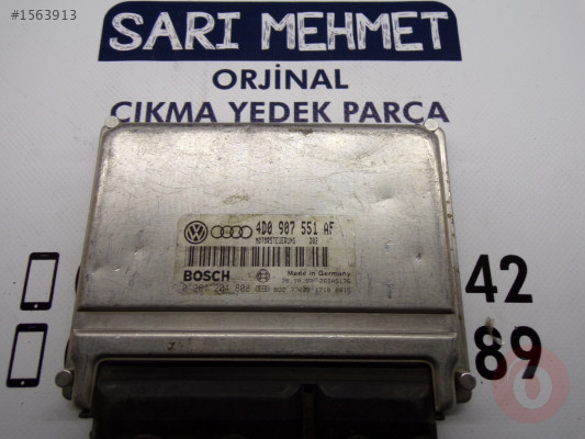 ÇIKMA VOLKSWAGEN PASSAT 2.8 MOTOR BEYNİ 4D0907551AF