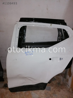 VOLVO XC 40 SOL ARKA KAPI BEYAZ BOŞ ÇIKMA ORİJİNAL 2018-20