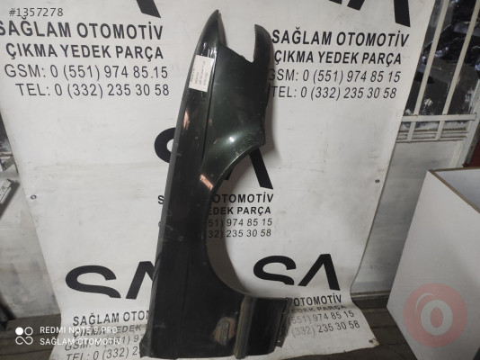 BMW E-32 ÇIKMA  SAĞ ÖN ÇAMURLUK YEŞİL