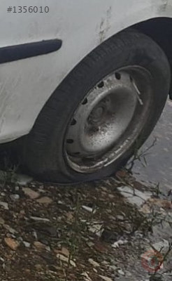 peugeot 206 çıkma sol arka jant lastik