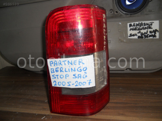 PEUGEOT PARTNER SAĞ STOP LAMBASI 2005-2007 ORJİNAL ADANA