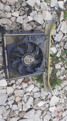 renault kangoo 1.9 çıkma su radyatör fan motor davlumbaz set