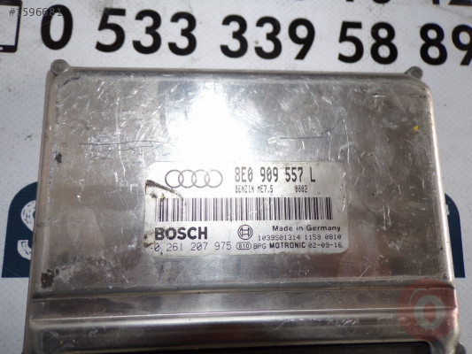 ÇIKMA AUDI A4 2.0 05 MOTOR ECU KONTROL BİRİM MODÜL 8E0909557
