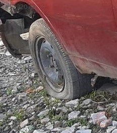 1993 model peugeot 405 çıkma sağ arka jant lastik