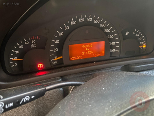 MERCEDES C 200 GÖSTERGE ÇIKMA