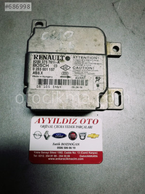 RENAULT CLİO AİRBAG BEYNİ 8200375761