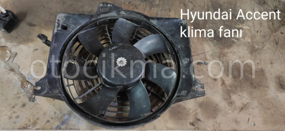 Hyundai Accent klima fanı mevcuttur.
