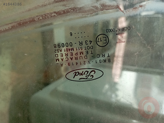 FORD TRANSİT V 363.ÖN KELEBEK CAMLARI SAĞ-SOL..BK31-V21419-A