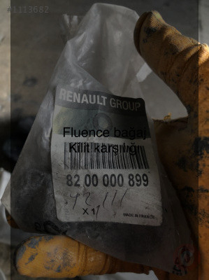 Fluence arka bağaj kilit karşılığı sıfır ORJİNAL çıkma