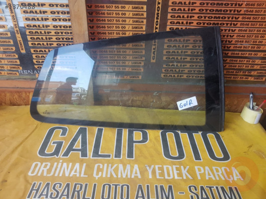 Volkswagen Polo Tek Kapı Sağ Arka Kelebek Cam Orjinal Çıkma