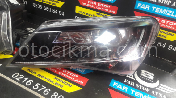 Skoda SüperB Üç Beyinli  Sol Far