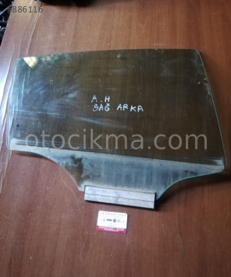 OPEL ASTRA H SAĞ ARKA KAPI CAM