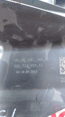 5Q1723143 5Q1723058AJ 5G1723058 vag grubu golf 7 fren pedali