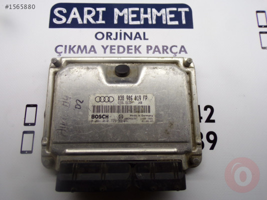 ÇIKMA AUDİ A4 1.9TDI MOTOR BEYNİ 038906019FP-038 906 019 FP