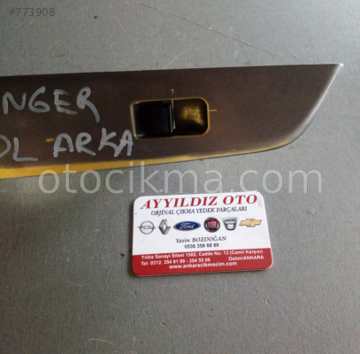 FORD RANGER SOL ARKA CAM DÜĞMESİ