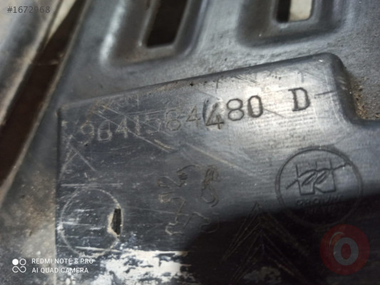 9641584480 PEUGEOT 407 ÖN SAĞ ÖN ÇAMURLUK DAVLUMBAZI