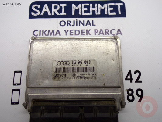 ÇIKMA AUDİ A4 1.8T MOTOR BEYNİ 8E0906018B - 8E0 906 018 B