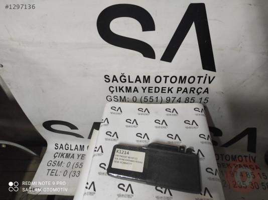 3C1864777 VW PASSAT B6-B7-CC ÇIKMA SOL AYAK DAYAMA PEDALI