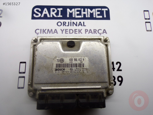 ÇIKMA VW GOLF 1.9TDİ MOTOR BEYNİ 038906012M - 038 906012 M
