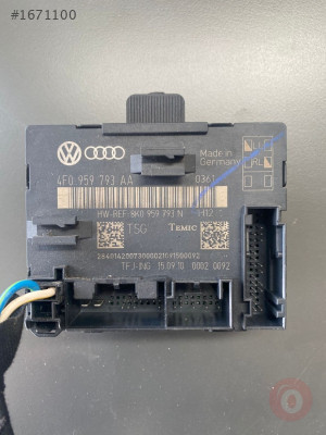 AUDİ A6 SOL ÖN KAPI BEYNİ 4F0959793AA (ORİJİNAL ÇIKMA PARÇA)