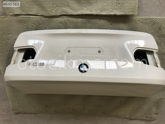 BMW F30 320 316 318  ÇIKMA ORJİNAL SEDEF BEYAZ BAGAJ KAPAĞI