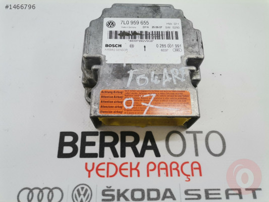 VOLKSWAGEN TOUAREG 2002-2010 AİRBAG BEYNİ 7L0959655