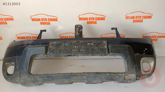 Dacia duster ön tampon orijinal çıkma mavi alt siyah renk
