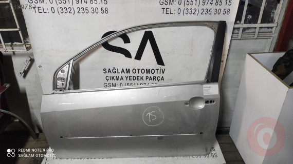 FORD FİESTA ÇIKMA  TEK KAPI SOL ÖN KAPI GÜMÜŞ GRİ