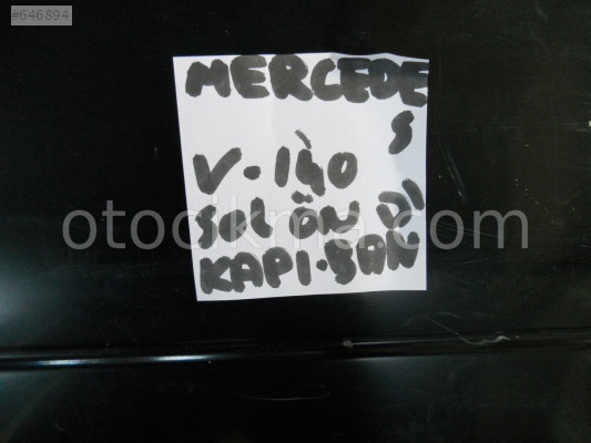 MERCEDES W140 SOL ARKA KAPI ÇITASI ORJİNAL