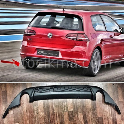 VW GOLF 7 GTİ ARKA TAMPON SPOİLERİ ÇİFT EGSOZ 5G6807568F