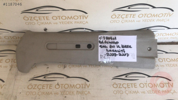 Citroen berlingo sağ ön iç direk kaplama plastiği 2003 - 200