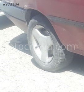 1991 1996 fiat tempra 1.6 stw çıkma sağ arka jant lastik