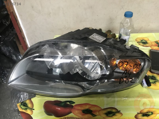 2007-2009 A4 DÜZ SOL FAR AUDİ ORJİNAL ÇIKMA PARÇA