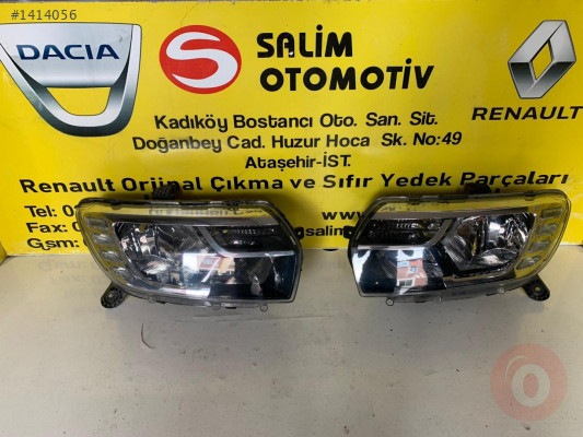Renault clio symbol ledli sag sol far sıfır yedek parça