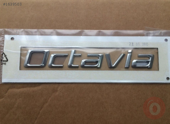 SKODA OCTAVIA A5 09-13 BAGAJ YAZISI 1Z0853687K 739