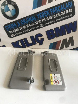 BMW X1 F48 ÇIKMA ORJİNAL SAĞ SOL GÜNEŞLİK GRİ 2015-19