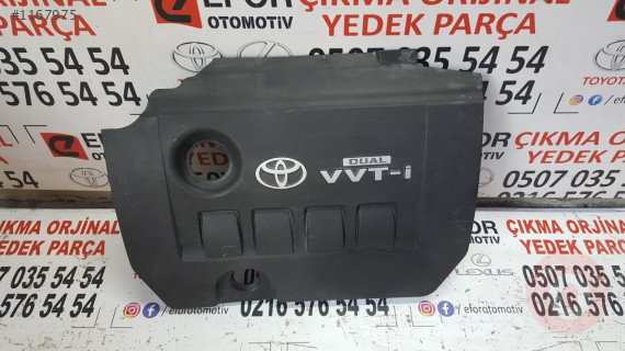 TOYOTA COROLLA 1.6 BENZİNLİ ORJİNAL MOTOR ÜST PLASTİĞİ 10-12